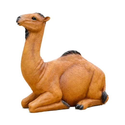 Figura de camello para belén de 85 × 25 × 69 cm
