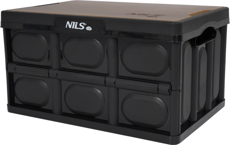 Caja plegable de transporte con tapa de madera 2 en 1 20 l NILS Camp