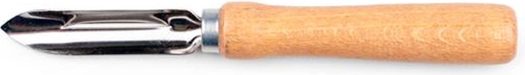 Pelador de patatas con mango de madera TORO, lacado 16 cm