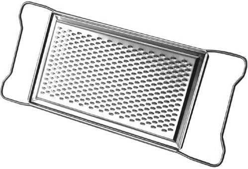 Rallador de rejilla de acero inoxidable para rábano picante 29 × 11 cm