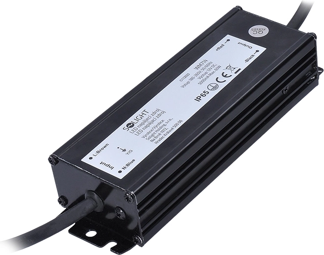 Fuente de alimentación LED Solight de 12 V, 5 A, 60 W, IP65