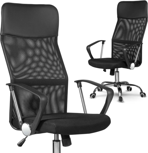 Sillón de oficina Sofotel Sydney de microrejilla negro