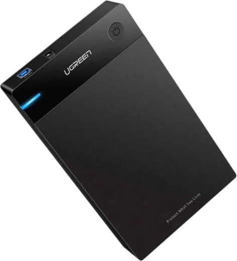 UGREEN US222 caja externa para disco SATA 2,5/3,5" con USB 3.0, negro