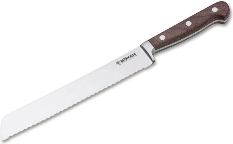 Cuchillo para pan Böker Heritage 20,5 cm de madera de nogal