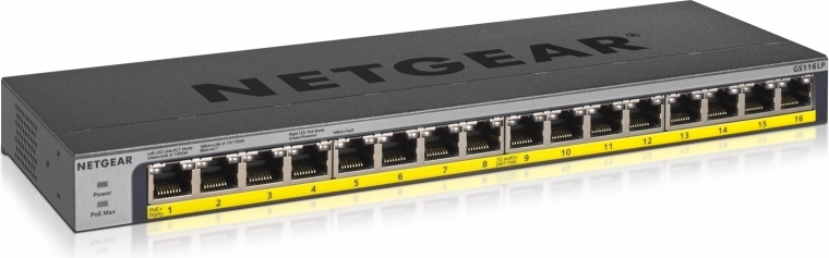 Netgear GS116LP switch no gestionado PoE+ gigabit de 16 puertos