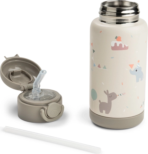 Done by Deer botella térmica con pajita Celebration arena 340 ml