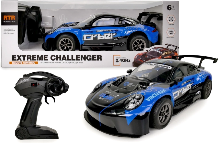 Coche RC azul teledirigido 48 cm 1:8 - 1 unidad