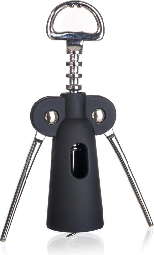 Sacacorchos de alas para vino Tinto, cromado, 15,5 cm