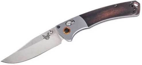 Benchmade Mini Crooked River navaja de caza plegable de bolsillo 8,6 cm