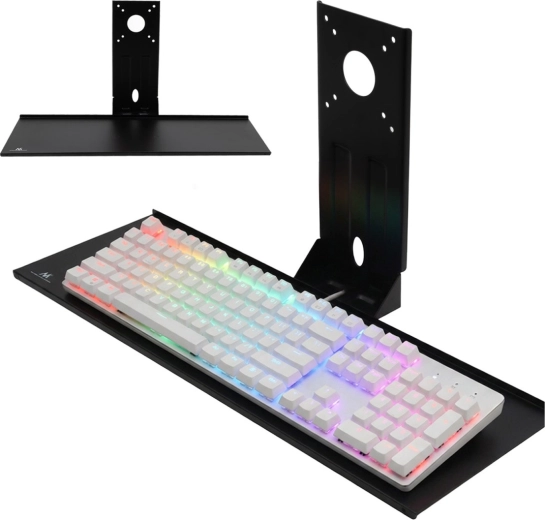 Soporte de teclado Maclean para VESA 75 × 75 y 100 × 100 mm