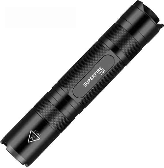 Linterna UV Superfire 365 nm con carga USB