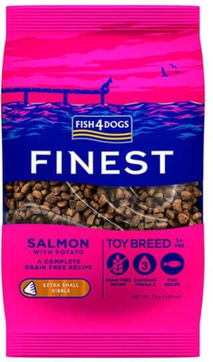 Croquetas para perros extrapequeñas salmón con patatas 1,5 kg FISH4DOGS