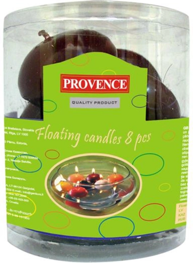 Velas flotantes rojo oscuro 8 uds