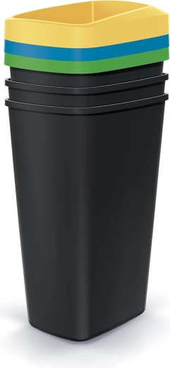 Juego de papeleras Compacta Q Drop 3×45 l