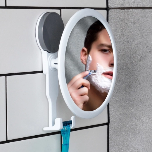 Ángulo ajustable para un maquillaje y afeitado precisos