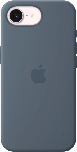 Funda de silicona con MagSafe para iPhone 17e – azul marino