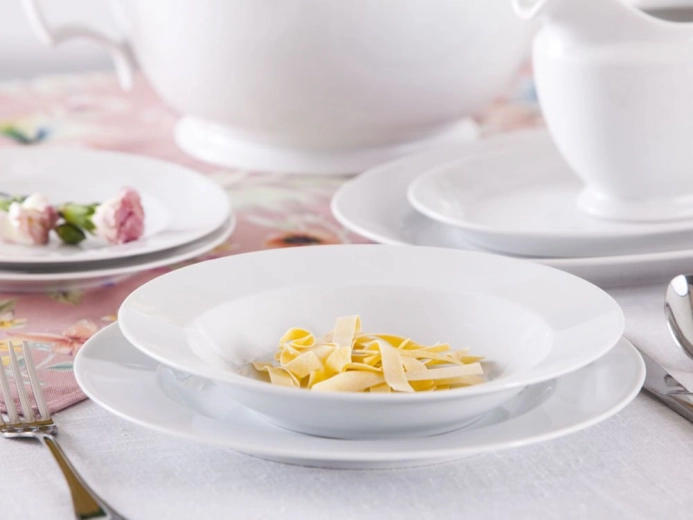 Blancura y brillo deslumbrantes de la porcelana