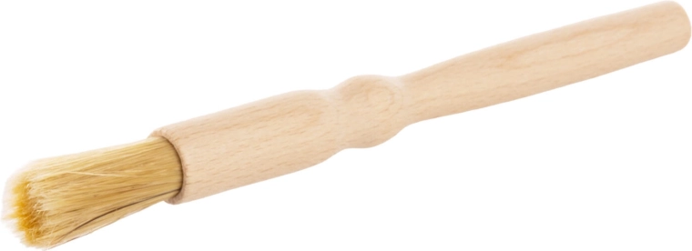 Pincel redondo de cocina de madera de haya de 18,5 cm