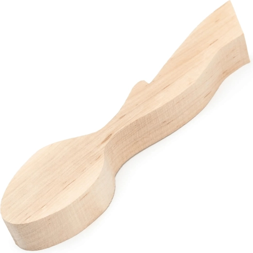 BeaverCraft semiproducto para tallar una cuchara – forma de hoja de aliso