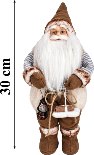 Figura de Papá Noel navideño escandinavo de 30 cm