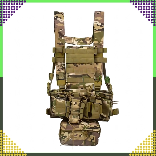 Chaleco táctico modular MOLLE ligero para airsoft y actividades outdoor