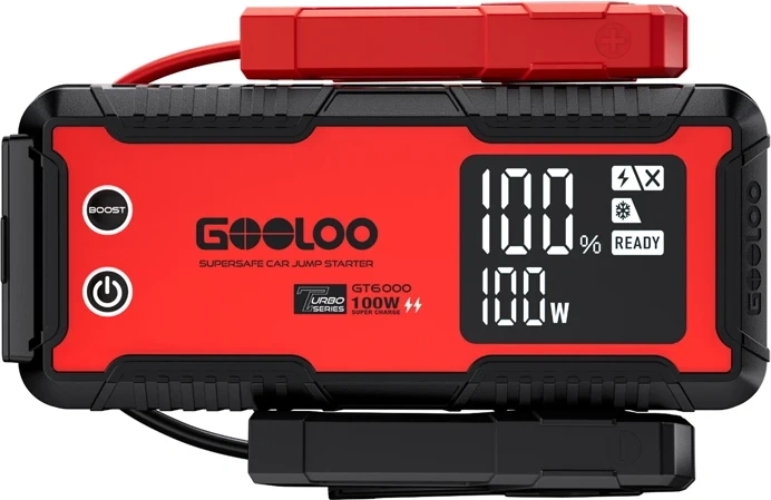 Potencia de arranque de 6000 A para vehículos de 12 V