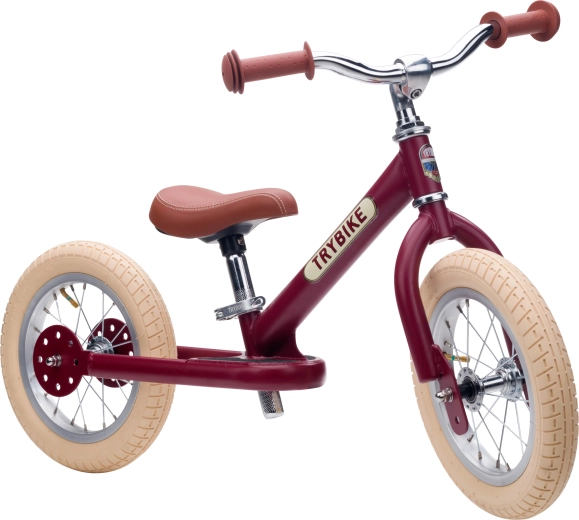 Bicicleta de equilibrio infantil Trybike roja