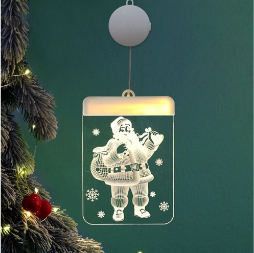 Retroiluminación LED cálida para un ambiente navideño acogedor