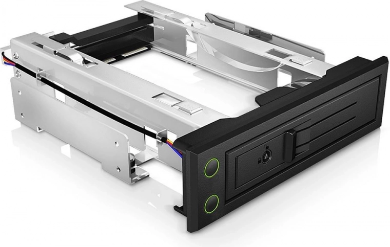 Bahía intercambiable para HDD SATA/SAS de 3,5" para ranura de 5,25"
