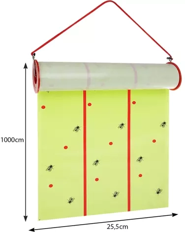 Rollo extra largo de 10 m con gran superficie adhesiva