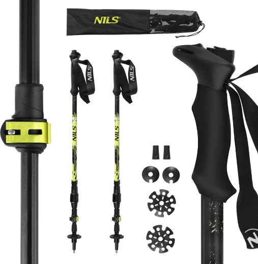 Bastones de trekking con ajuste automático NILS TK8608