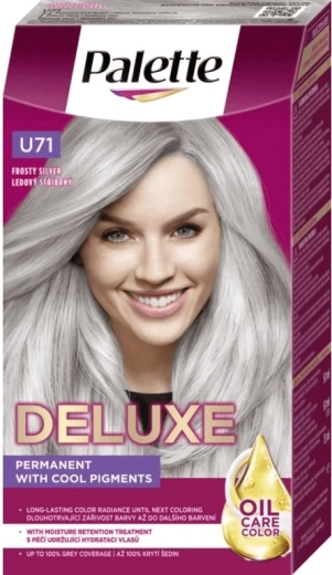 Palette Deluxe U71 plateado hielo – tinte permanente para el cabello 50 ml