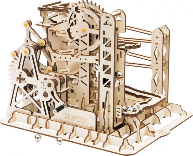 ROKR pista de canicas de madera Explorer – puzle 3D