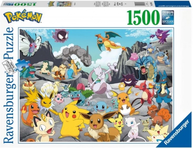 Puzle 2D de 1500 piezas Pokémon Classic