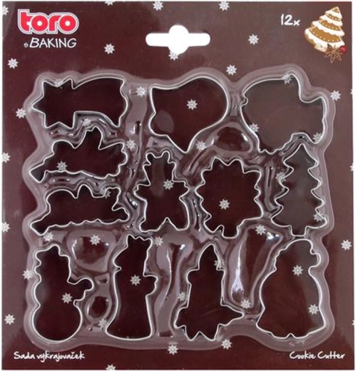 Juego de cortadores para galletas 12 uds TORO