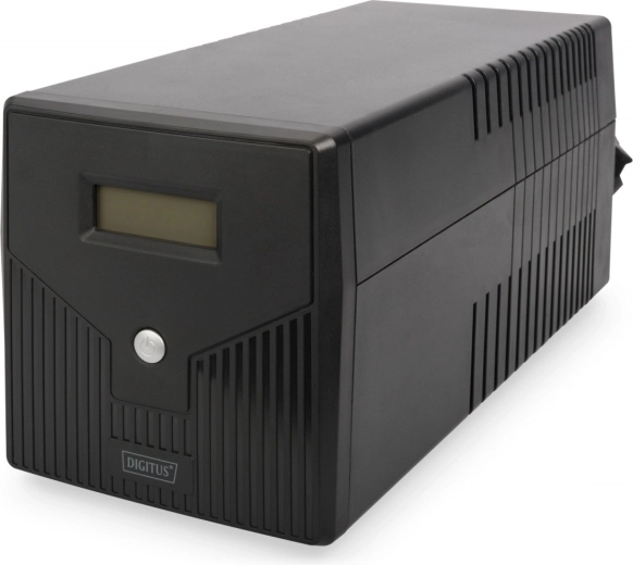Fuente de alimentación de respaldo UPS line-interactive con LCD 1500 VA / 900 W, 4× SCHUKO, AVR, USB, RS232, RJ45