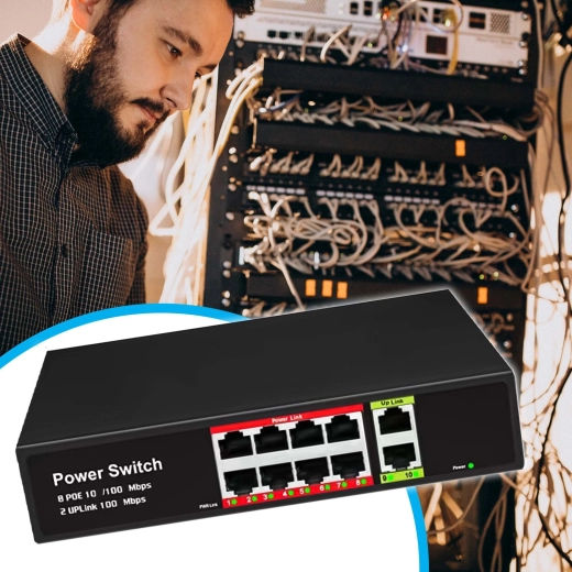 Dos puertos de enlace ascendente para ampliar fácilmente la red