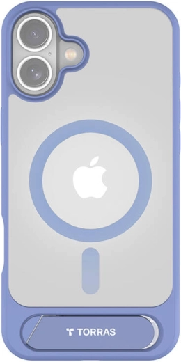 Funda Torras Pstand Series para iPhone 16 azul