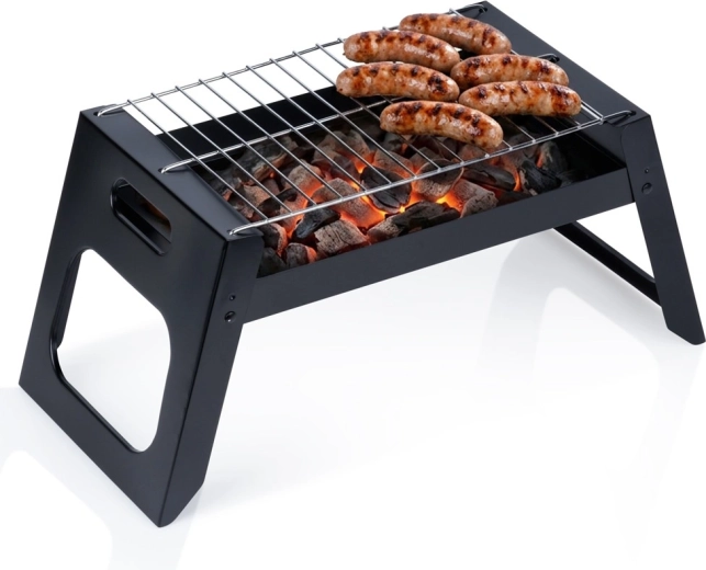 Parrilla portátil plegable de carbón Vilde 46 × 22 × 22 cm