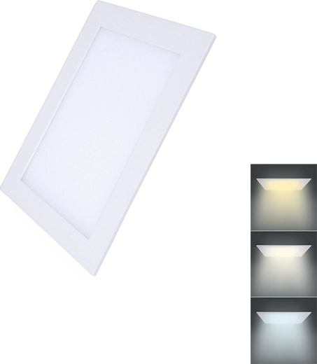 Mini panel LED Solight CCT para techo suspendido, cuadrado 6 W