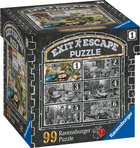 Juego de escape puzzle Mansión encantada - En la cocina