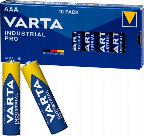 Baterías alcalinas AAA Industrial Pro – 10 uds