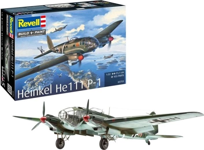 Modelo de plástico Revell Heinkel He 111P-1 a escala 1:32