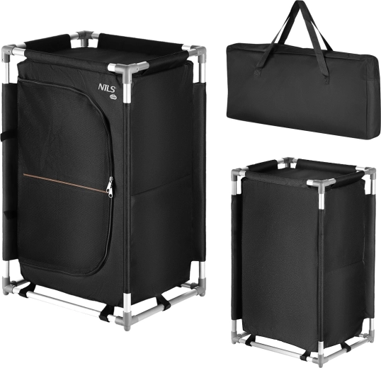 Estructura plegable con bolsa de transporte