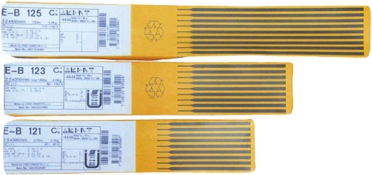 Electrodos de soldadura EB 121 3,2 × 450 mm, básicos (124 uds.)