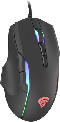 Ratón gaming GENESIS Xenon 220 con interruptores silenciosos e iluminación RGB, 6400 DPI