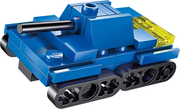 Set de construcción Tanque Qman 3 en 1