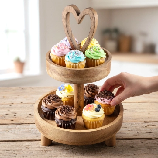 Asa en forma de corazón y diseño plegable