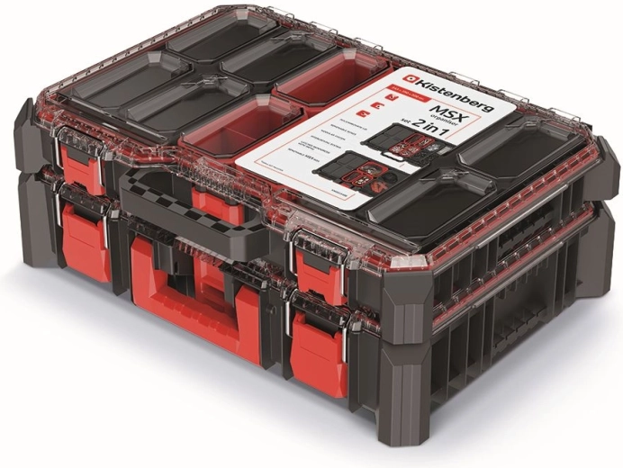 Organizador MSX set 54,3 × 39 × 20 cm, negro