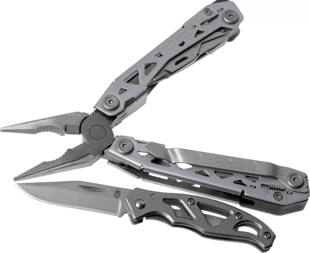 Gerber Suspension NXT y Paraframe Mini – set de alicates multifunción y navaja de bolsillo (15 funciones)